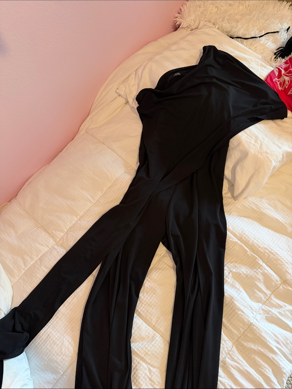 Ariella Black Wide-Leg Jumpsuit